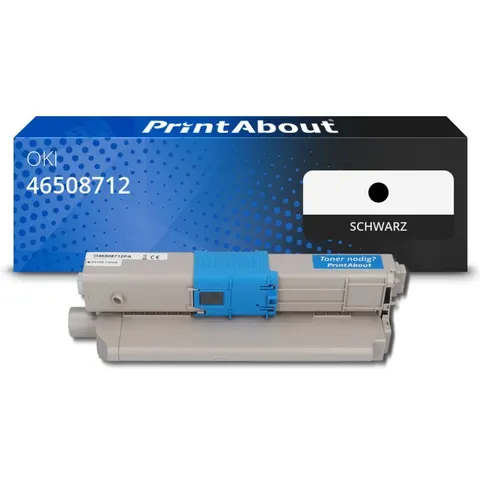 PrintAbout Toner compatible OKI 46508712 - Noir – image 1