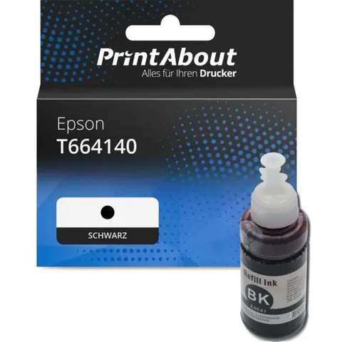 PrintAbout Cartouche compatible Epson T664140 - Noir – image 1