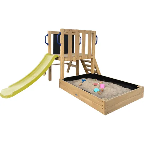 Axi Mini parque infantil con tobogán verde claro – imagen 1
