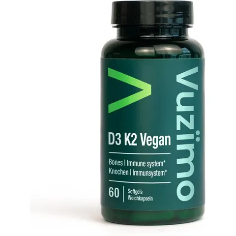Vuzimo D3 K2 Vegan Weichkapseln – Bild 1
