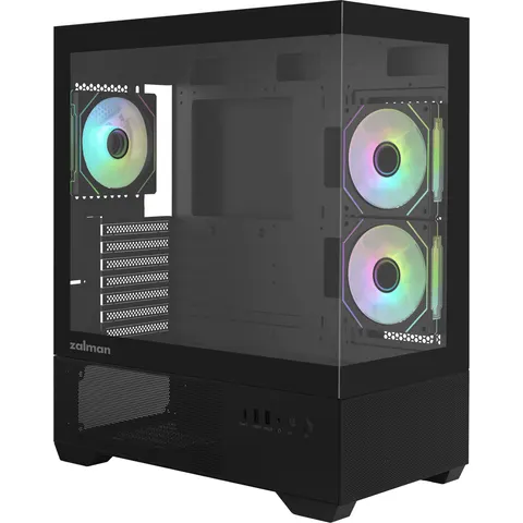 Zalman CHRONIX PC-Gehäuse, Midi-Tower - Schwarz – Bild 1