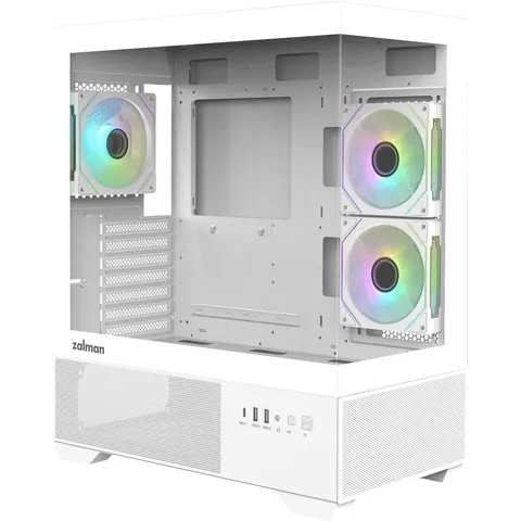 Zalman CHRONIX PC-Gehäuse, Midi-Tower - Weiß – Bild 1