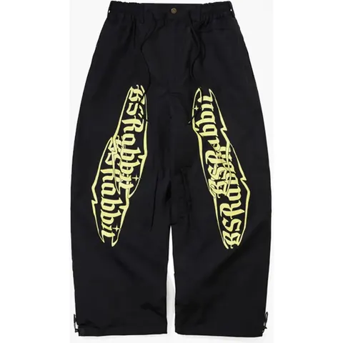 BS Rabbit Vertical Print Super Wide Ventilation Pants – immagine 1