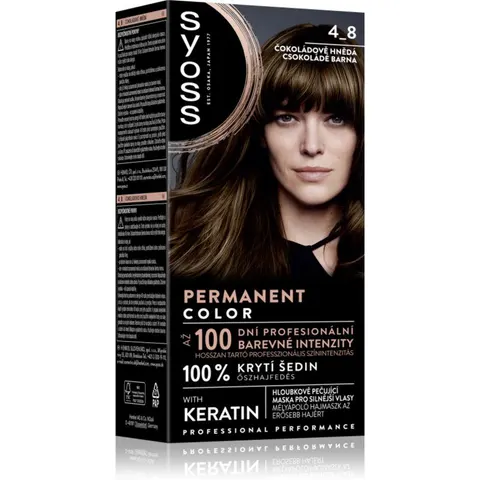 Syoss - Haarverf - 4_8 - Chocoladebruin - 115ml – afbeelding 1
