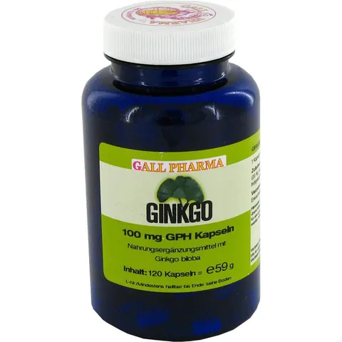Ginkgo 100 mg Gph Kapseln – Bild 1