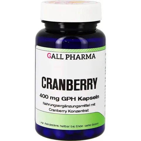 Cranberry 400 mg Gph Kapseln – 04548427 – Bild 1