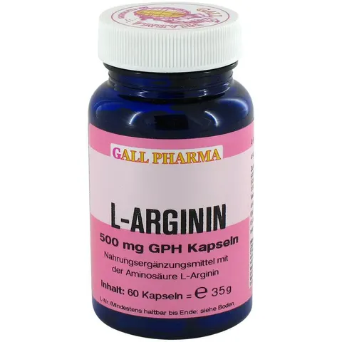 L-arginin 500 mg Gph Kapseln – Bild 1