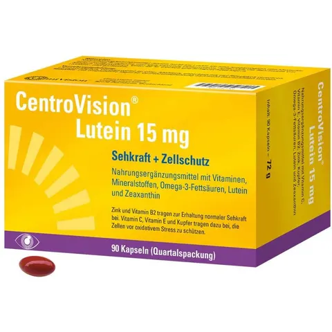 Centrovision Lutein 15 mg Kapseln – 15401302 – Bild 1