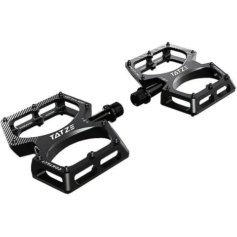 TATZE Flatpedale Contact CNC schwarz S B – Bild 1