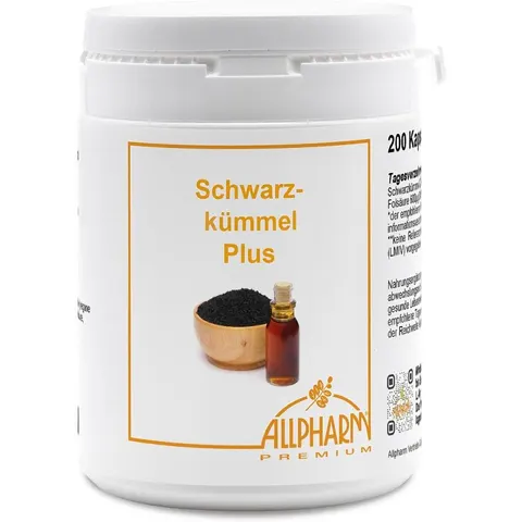 ALLPHARM Schwarzkümmelöl Plus 5 Kapseln – Bild 1