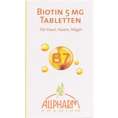 ALLPHARM Biotin 5 mg N Tabletten – Bild 1