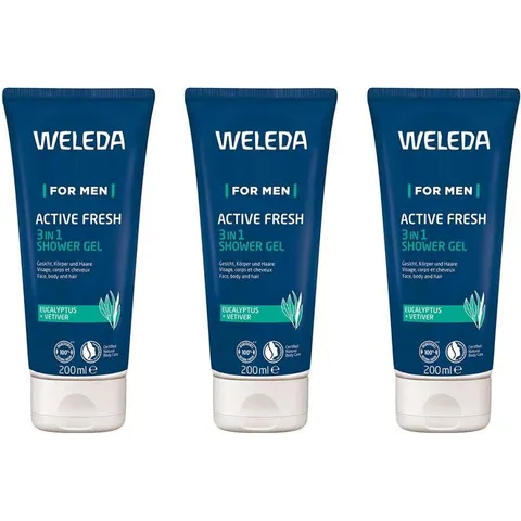 Weleda For Men Active Fresh 3in1 Shower Gel – Bild 1