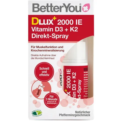 BetterYou Vitamin D3+K2 Direkt-Spray – Bild 1