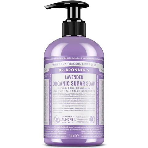 355ml DR. BRONNER'S ORGANIC SUGAR SOAP Lavender – Bild 1