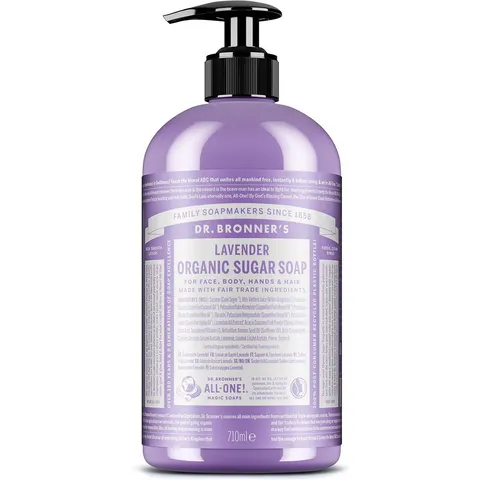 710ml DR. BRONNER'S ORGANIC SUGAR SOAP Lavender – Bild 1