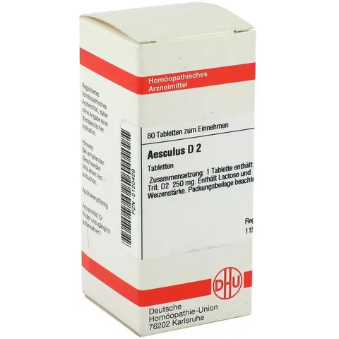 DHU Aesculus D2 Tabletten – Bild 1