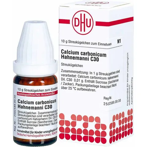 DHU Calcium Carbonicum C30 Globuli Hahnemanni – Bild 1