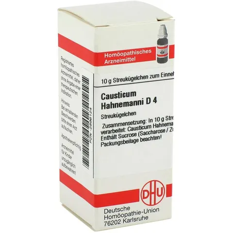 DHU Causticum Hahnemanni D4 Globuli – Bild 1