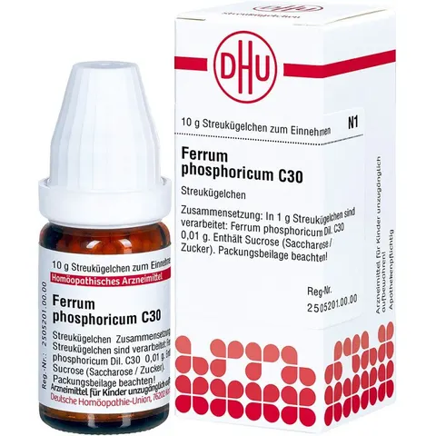 DHU Ferrum Phosphoricum C30 Globuli – Bild 1