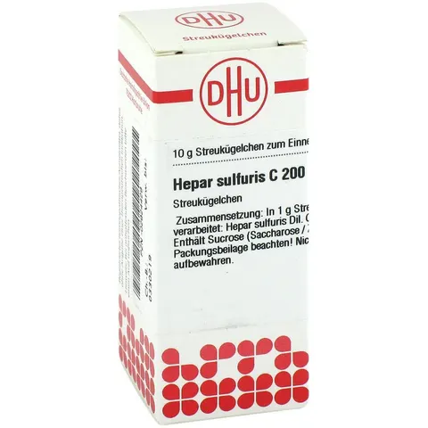DHU Hepar Sulfuris C200 Globuli – Bild 1