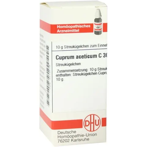 DHU Cuprum Aceticum C30 Globuli – Bild 1