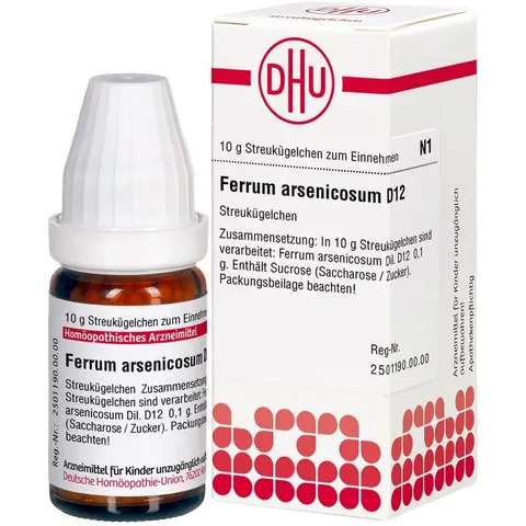 DHU Ferrum Arsenicosum D12 Globuli – Bild 1