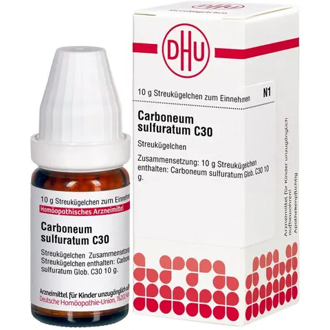 DHU Carboneum Sulfurat. C30 Globuli – Bild 1