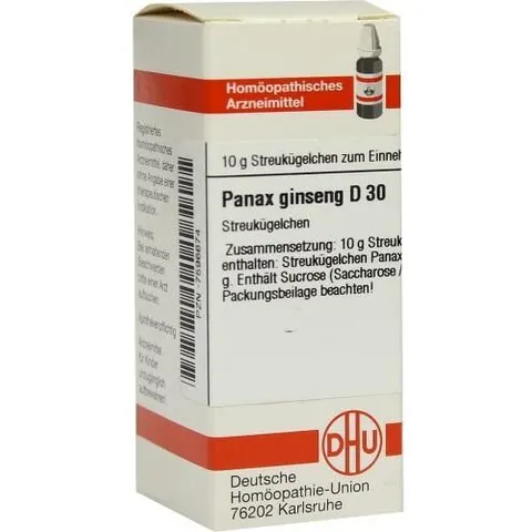 DHU Panax Ginseng D30 Globuli – Bild 1