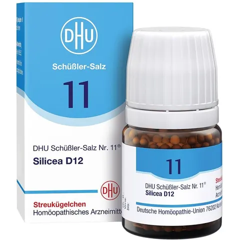 DHU Schüßler-Salz Nummer 11 Silicea D12 Globuli – Bild 1