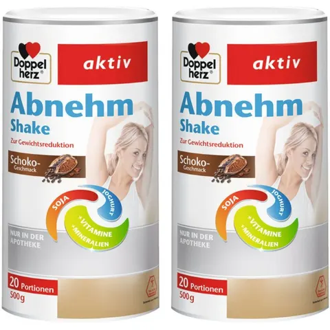 Doppelherz Abnehm Shake Schoko 2er Paket – Bild 1