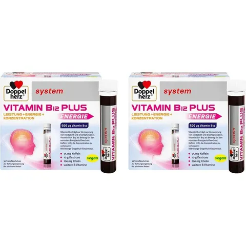 Doppelherz Vitamin B12 Plus System Trinkampullen – Bild 1