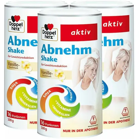 Doppelherz Abnehm Shake Vanille 3er Paket – Bild 1