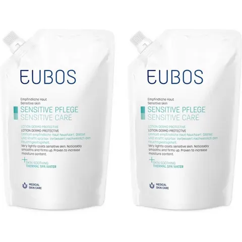 Eubos Sensitive Lotion Dermo Protectiv Nachfüllpackung btl. – Bild 1