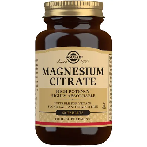 Solgar Magnesium Citrate 60 Tablets – image 1