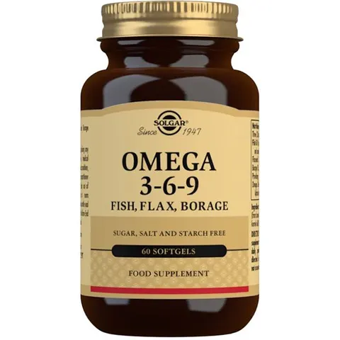 Solgar Omega 3-6-9 60 Tablets – image 1