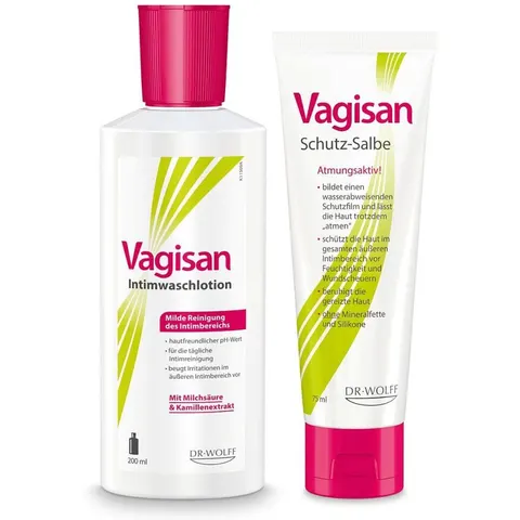 Vagisan Intimwaschlotion + Schutz-Salbe – Bild 1