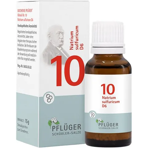 Biochemie Pflüger 10 Natrium Sulfuricum D6 Globuli – Bild 1