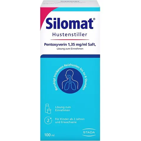 Silomat Hustenstiller Pentoxyverin 1,35 Mg/ml Saft – Bild 1