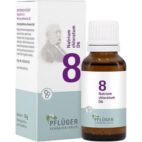 Biochemie Pflüger 8 Natrium Chloratum D6 Globuli – Bild 1