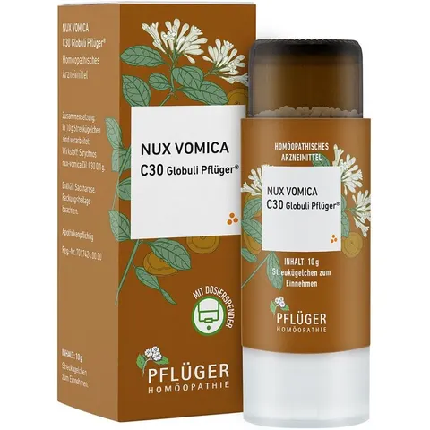 Nux Vomica C30 Globuli Pflüger – Bild 1