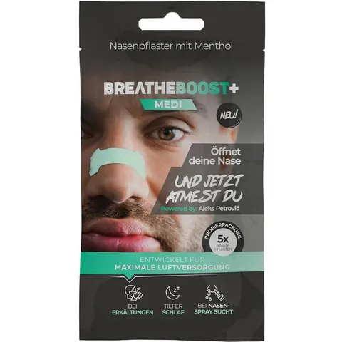 Breatheboost+ Medi Nasenpflaster mit Menthol Probeset – Bild 1