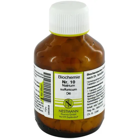 NESTMANN Biochemie 10 Natrium sulfuricum D6 Tabletten – Bild 1