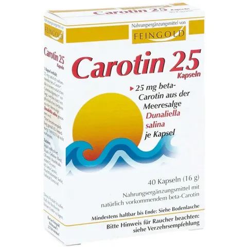 Carotin 25 Feingold Kapseln – Bild 1