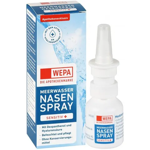 Wepa Meerwasser Nasenspray Sensitiv + – Bild 1
