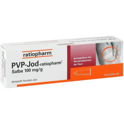 Pvp Jod ratiopharm Salbe – 07260431 – Bild 1