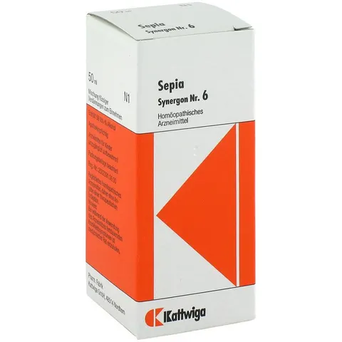 Synergon 6 Sepia Tropfen – Bild 1