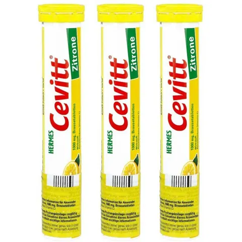 Hermes Cevitt Brausetabletten Zitrone – 08106045 – Bild 1