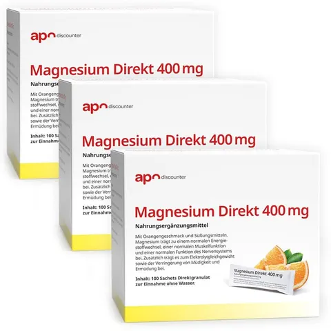 Magnesium Direkt 400 mg von apodiscounter – 08104281 – Bild 1