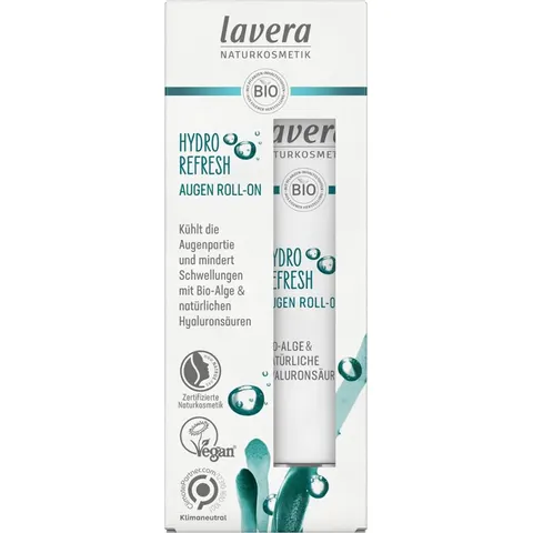 lavera Hydro refresh Oogroll-on Gezichtsroller, 15 ml – afbeelding 1