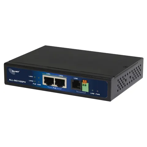 ALLNET MC116PV2 - Mini módem esclavo VDSL2 Fast Ethernet, PoE – imagen 1